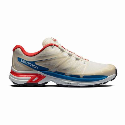 Salomon XT-WINGS 2 - Miesten Tennarit - Beige/Punainen